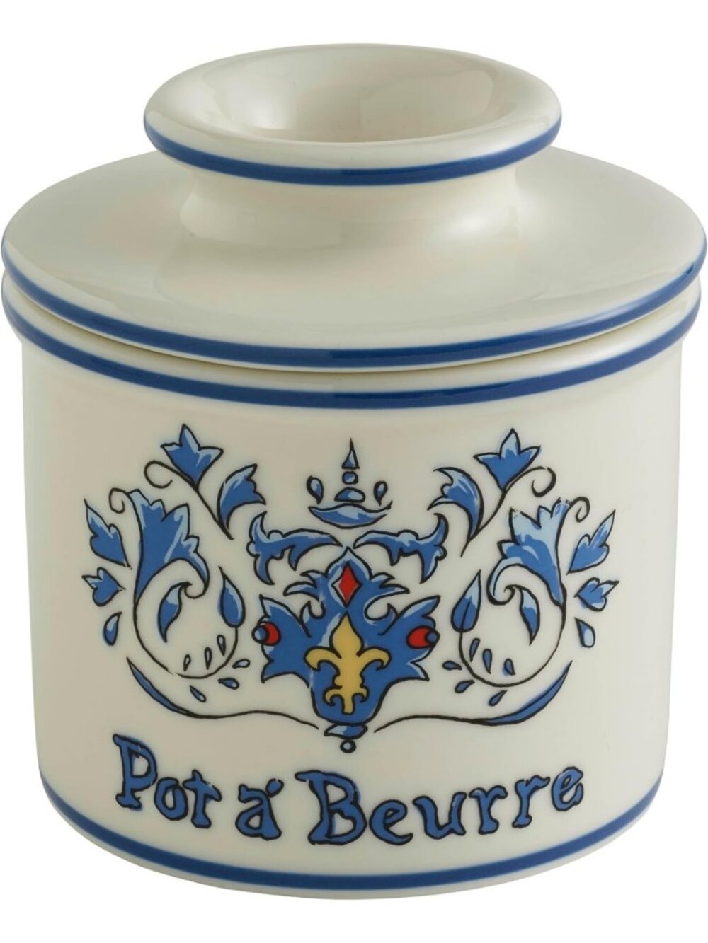 Art Nouveau Ceramic Butter Keeper | Elegant Butter Bell Crock for Fresh Storage